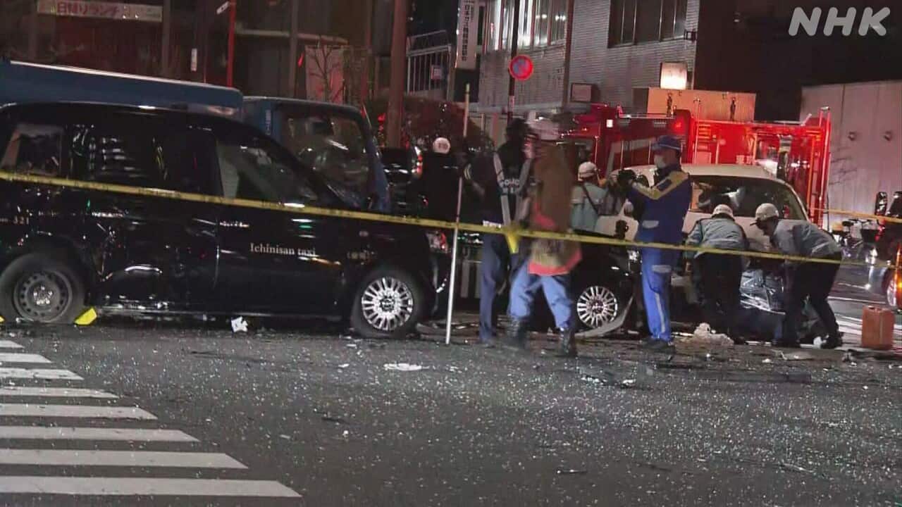 【事故】内閣府の公用車が赤信号無視か　東京・赤坂で多重事故、1人死亡8人重軽傷