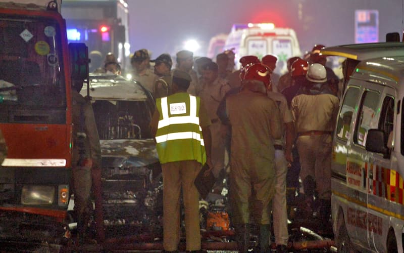 【国際】インド首都で車爆発13人死亡　世界遺産「赤い城」近く