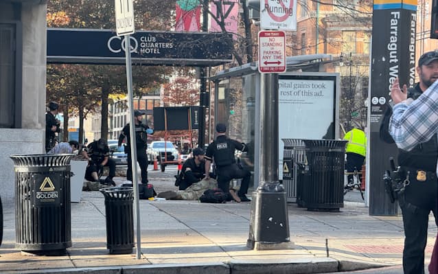 ホワイトハウス付近で銃撃　警戒中の州兵2人が負傷、容疑者確保