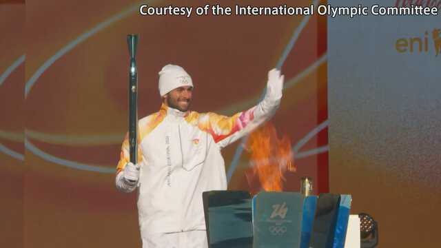 ローマで聖火リレースタート　冬季オリンピック開幕まで2か月