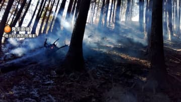【山梨】山林火災は延焼続き住宅の200メートル手前まで…鎮圧のメド立たず避難指示も　朝から自衛隊ヘリが消火活動へ　上野原市
