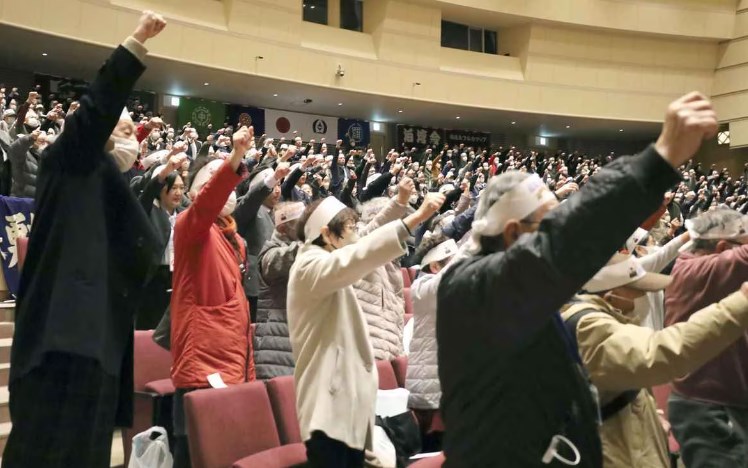 【領土問題】「北方領土返せ」７５０人訴え　北海道・根室で住民大会