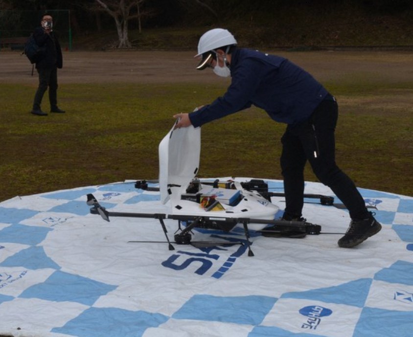 再）1年たっても注文ゼロ…ドローン配送、買い物弱者支援目指すも中止へ(勝浦市)