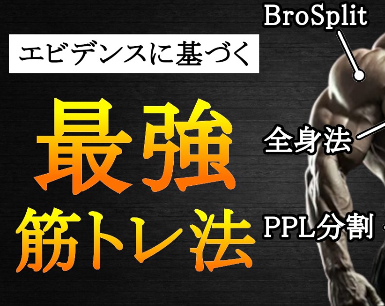 【衝撃】筋トレの分割法、効果がなかった。毎回全身を鍛えるほうが筋肉が成長する。