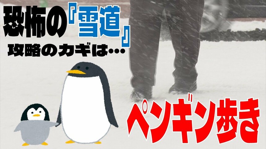 【首相官邸】雪道攻略のポイントは「ペンギン歩き」