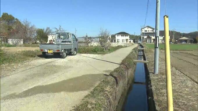 【岡山・瀬戸内市】水深30センチの用水路に自転車に乗った男性（69）があやまって転落か　男性は溺死