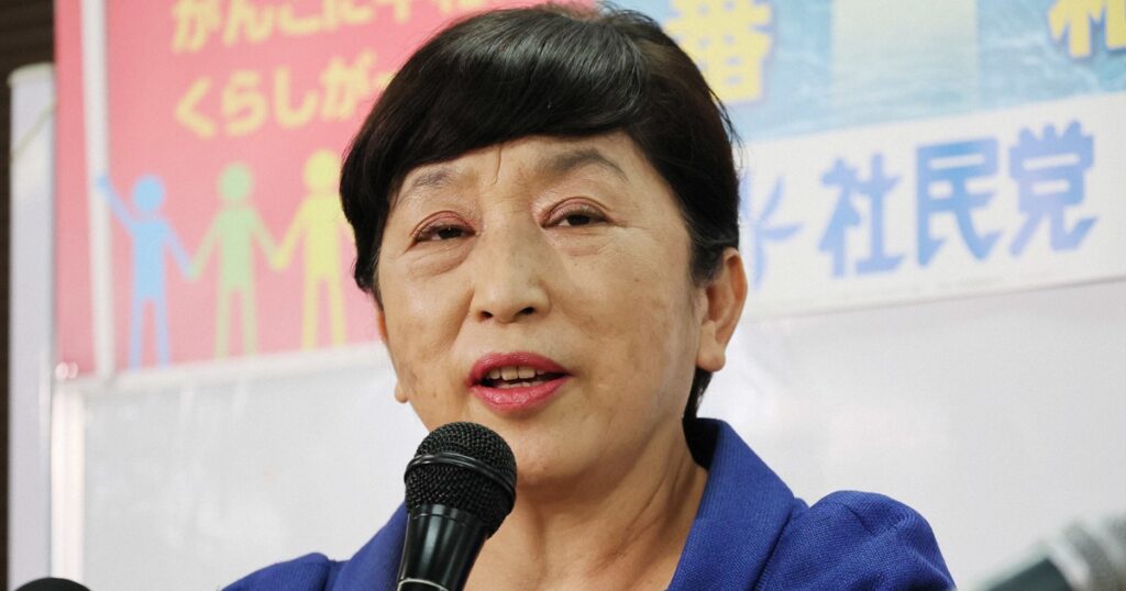 社民・福島瑞穂党首、原発処理水を「汚染水」と引き続き表現「完全に除去されていない」「少量でも問題」