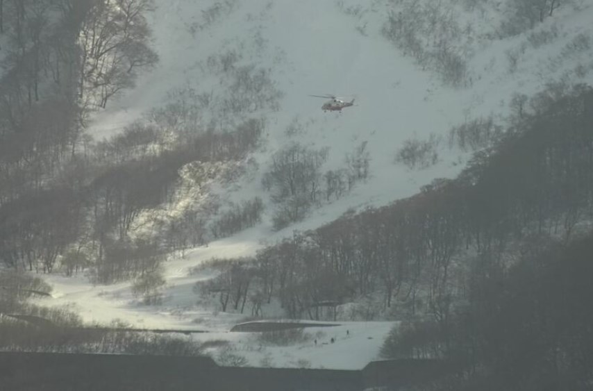 大山で雪崩に巻き込まれ今月2日から行方不明になっていた2名のうち1人発見