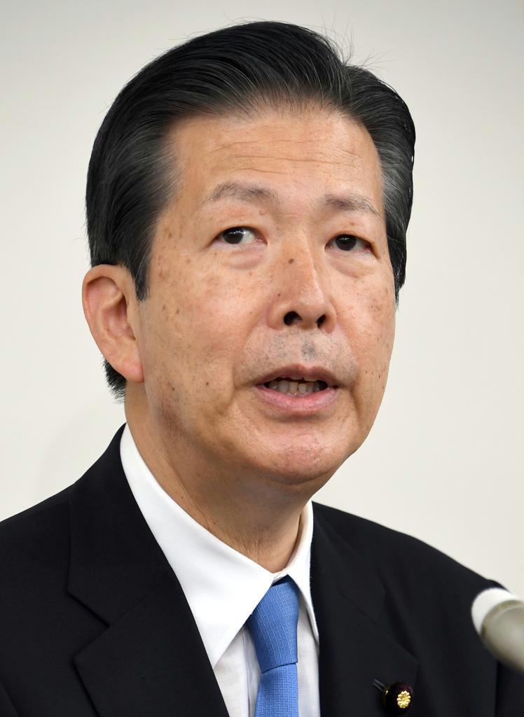 公明・山口那津男代表「政権奪還以来、最大の試練」　自民党大会で自民に注文