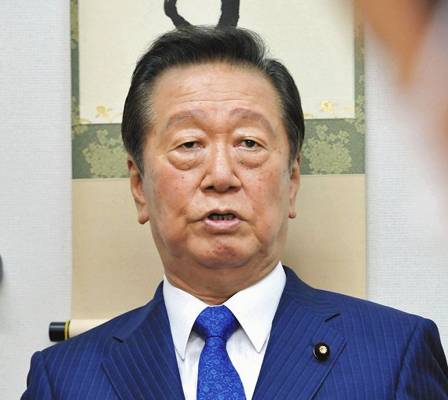 【政治と金】「頭がおかしいのではないか」小沢一郎議員の〝正論〟岡田幹事長ら立民幹部を批判　「法案を出した時点でパーティーの開催はなしだ」