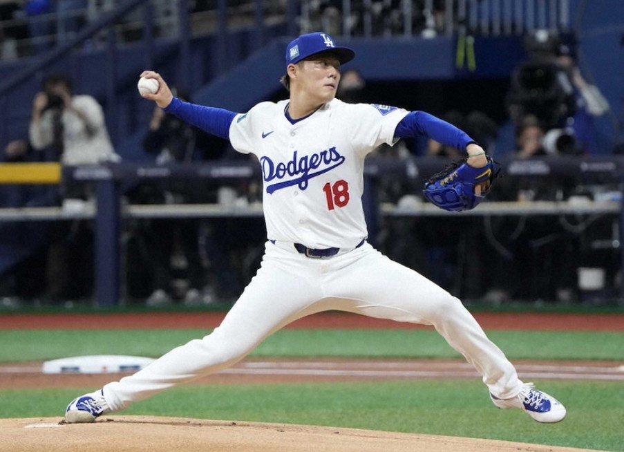 【MLB】山本由伸　5回無失点もメジャー初勝利ならず、68球中45球ストライク　ド軍は延長惜敗