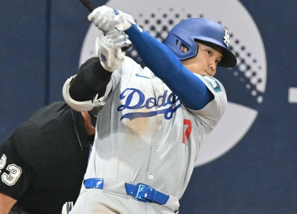 【ドジャース】大谷翔平、2戦連発6号ソロでリード広げる　敵地大歓声24球場目弾　今季最長タイ8戦連続安打