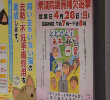 衆院東京１５区補選・候補者に聞く（２）「憲法改正」