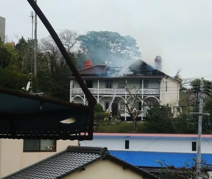 【山口・下関】幼稚園で火災、国の登録有形文化財の園舎か　園児ら避難してけが人なし　近くには安倍晋三元総理の住宅