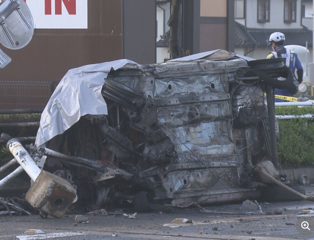 子供乗せ夫婦で飲酒運転→鏡の中のアクトレって夫降りる→女車カスがぎゃおんしてフルアクセル衝突炎上