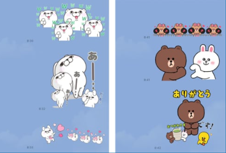 LINEの“スタンプ合成”が人気、1日に送信1200万回　履歴からの再利用も可能に