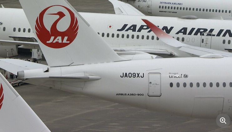 日本航空の旅客機が日本航空の旅客機と接触　羽田空港