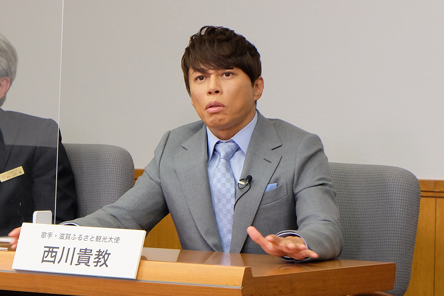 【テレビ】滋賀ふるさと観光大使・西川貴教　「京都の水止められるんでしょ？」にピシャリ　スタジオ爆笑