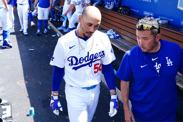 【MLB】ドジャース激震、ベッツが骨折で離脱　大谷翔平を1番で起用へ…指揮官説明「手術予定はなし」