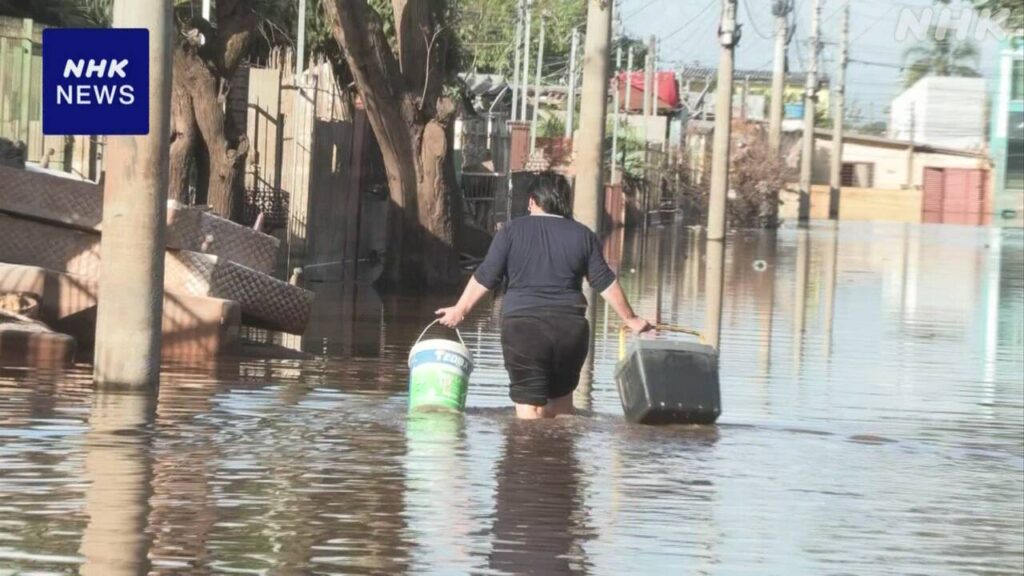 【ブラジル南部】大規模洪水で衛生状態悪化  感染症で死亡する人も