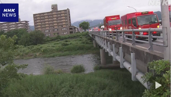 山口 椹野川でミャンマー人男性が川に流され死亡