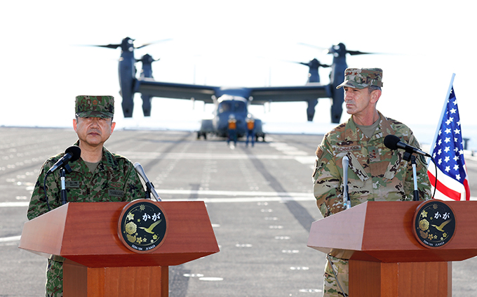 【現在、在日米軍の司令官は中将だ】米側も自衛隊が設ける「統合作戦司令部」の司令官と同列の大将に格上げする案 →→ 日本は最高階級を元帥にしろ！！米軍に舐められる一方だ