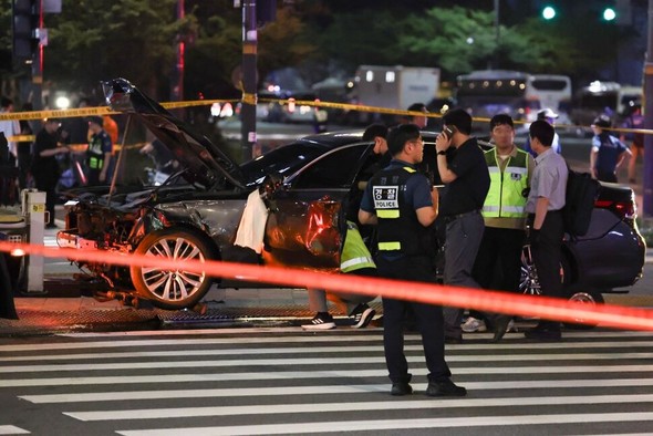 【韓国】9人死亡事故の運転手、現場で逃走はかる