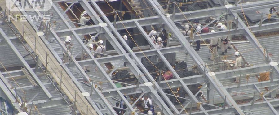 【東京】ビル建築現場で２トンの鉄骨落下、２０歳代とみられる男性作業員が転落し死亡…千代田区