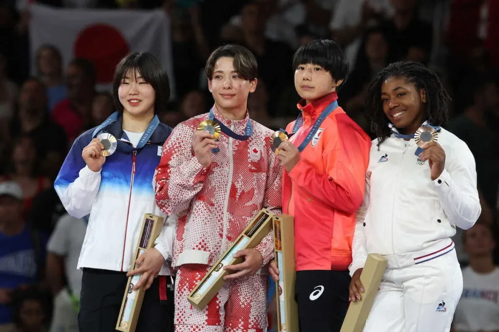 【パリ五輪】女子57キロ級は長野出身のカナダ代表・出口クリスタが金メダル！在日3世のホ・ミミを下す