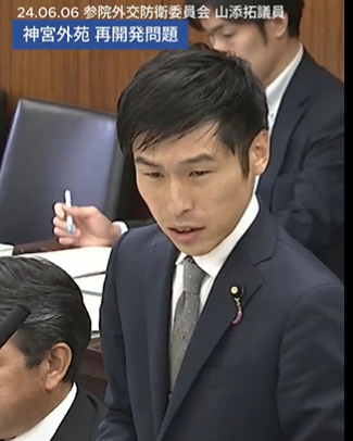 共産党「神宮外苑は国民共有の財産です」