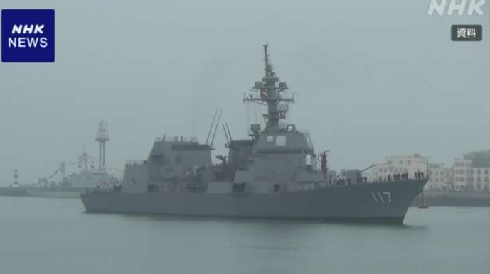 【異例】海自の護衛艦 一時 中国領海を航行　防衛省がいきさつを調査