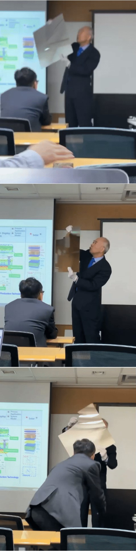 韓国半導体製造装置メーカー会長、ガラス基板技術お披露目で「パキッ」…株価急落 →ww