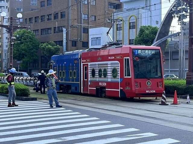 鹿児島市電が脱線　鹿児島駅前－朝日通間が運転見合わせ