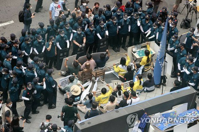 【韓国】少女像周辺で座り込み　大学生らに二審も罰金刑