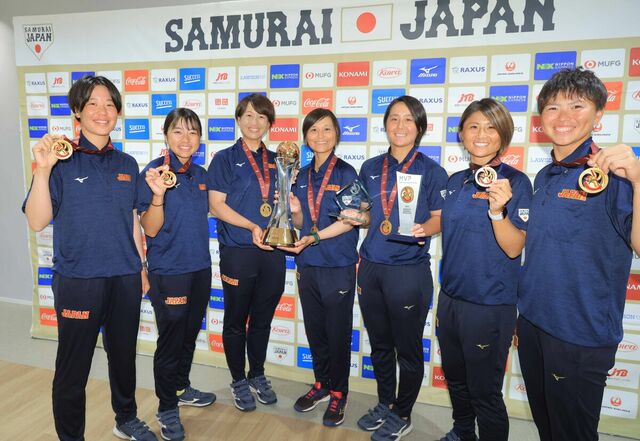 【女子野球】マドンナジャパンがＷ杯７連覇、決勝で米国下す