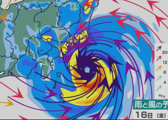 【台風7号】明日最接近、関東地方 「恐怖を感じるほどの雨」 「時速160キロの風、外出は極めて危険」