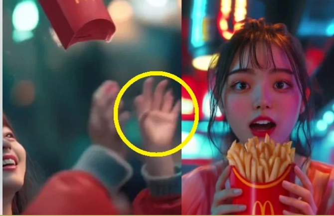 手指6本のシーンも…マクドナルドが作ったAI広告動画に「不気味」「なぜ作った」ツッコミや批判相次ぐ