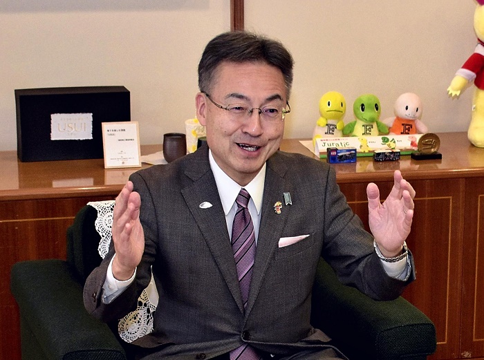 杉本達治福井県知事「人口減少の要因は東京一極集中」　若者集まり自然減が加速、大学進学時の流出対策訴え