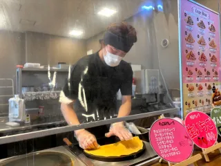 撤退ヨーカドー「ポッポ」の味継ぐ　元店員のクレープ店「ポポ」　恵庭