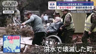 【気候変動】ヨーロッパ豪雨被害  深刻に “まるで戦時下” 壊滅的被害の街