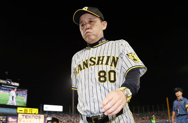 【野球】連覇を逃した阪神・岡田監督の去就、球団社長は明言せず