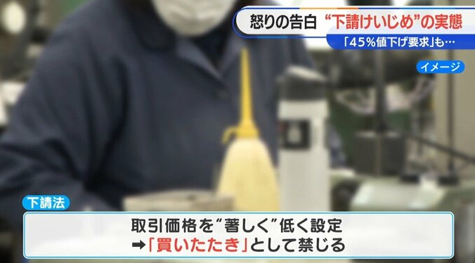 愛知の自動車下請け部品屋が下請けいじめ怒りの告発。見積もりの半分を要求。