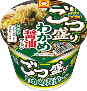 ごつ盛り、わかめ醤油ラーメンが新発売