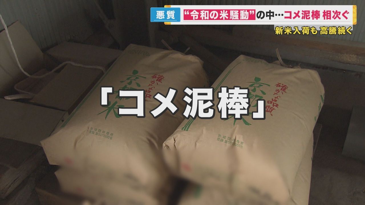 【社会】全国でコメ泥棒相次ぐ　１，２トン盗まれた農家も　盗まれたコメはどこに行ったのか？