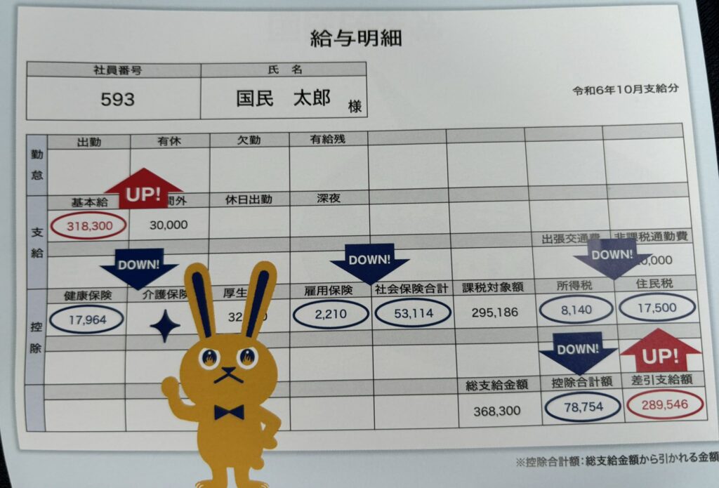 【緊急】国民民主党政権になった時の給与明細、ガチで凄いぞWWW