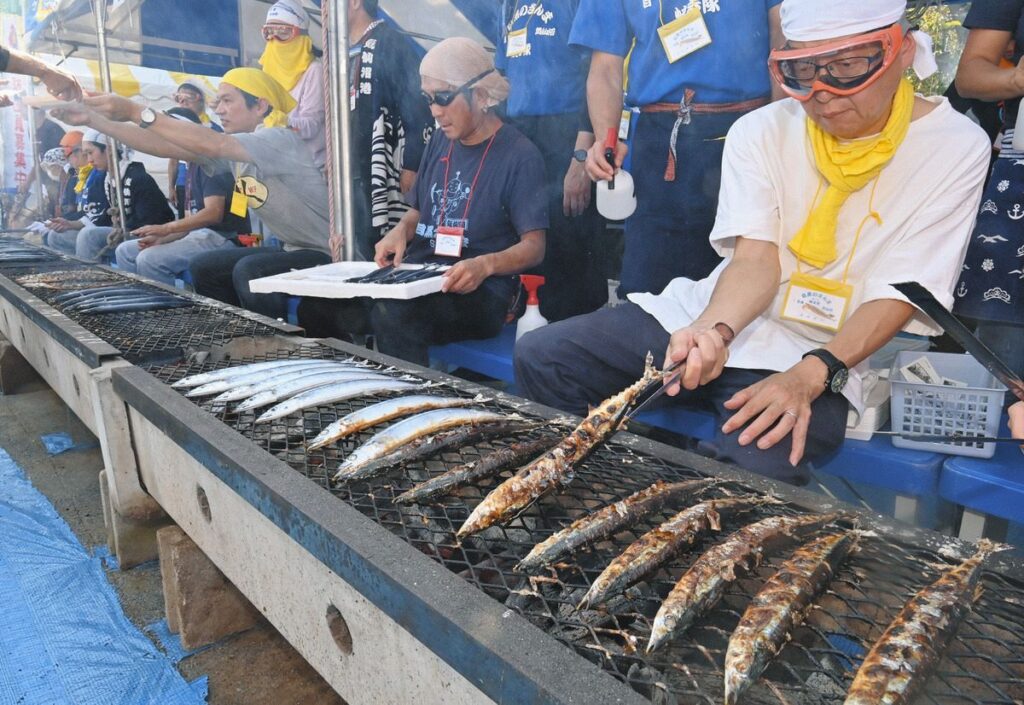 さんまはキチンと内臓取ってから焼いて下さい