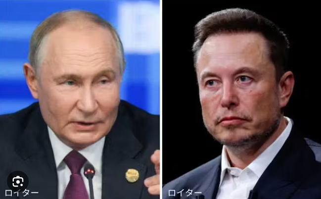 イーロン・マスク氏、ロシアのプーチン大統領と定期的に連絡を取り合う　ウクライナ侵攻後の2022年秋ごろから　WSJ報道