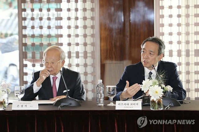 韓国経営者団体が日本大使招き懇談会「新技術分野で協力を強化すれば、世界の平和と繁栄に寄与できる」