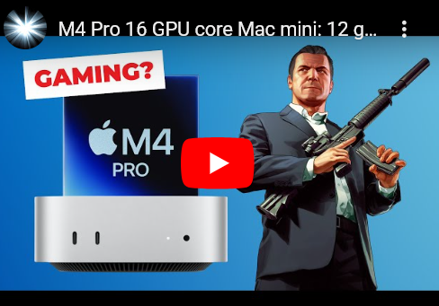 M4 Pro Mac miniが凄い、Ryzen 5800XとGeForce RTX 3080を搭載した巨大ゲーミングPCに匹敵