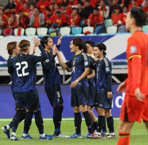 【サッカー】森保J　8大会連続W杯出場に王手！小川がヘッド2発！大アウェーで中国を3－1で下し、勝ち点16